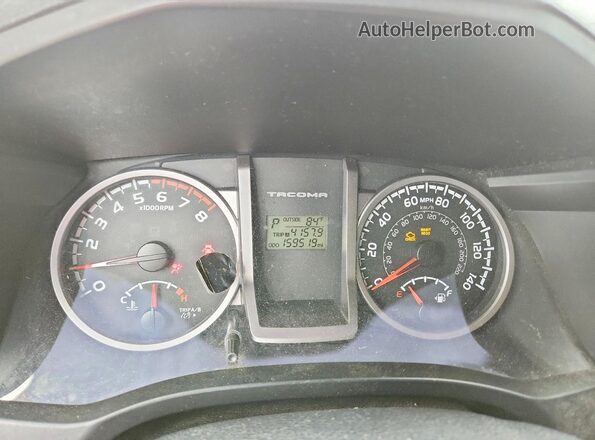 5TFRX5GN4HX086014 2017 TOYOTA TACOMA White Սարքավորումների վահանակի տեսք
