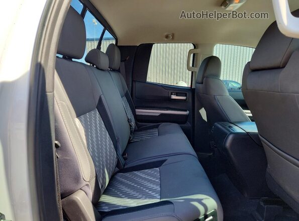 5TFRY5F19JX230335 2018 TOYOTA TUNDRA Белый Вид задних сидений