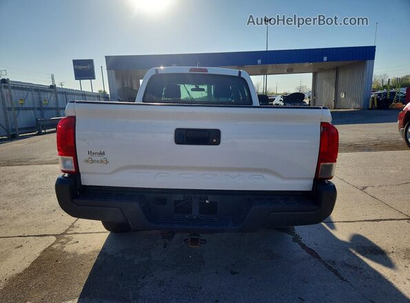 5TFSX5EN1GX042233 2016 TOYOTA TACOMA White Widok z tyłu