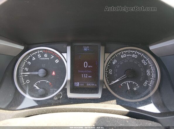 5TFSX5EN4LX072076 2020 TOYOTA TACOMA Black უკანა სავარძლების ხედი