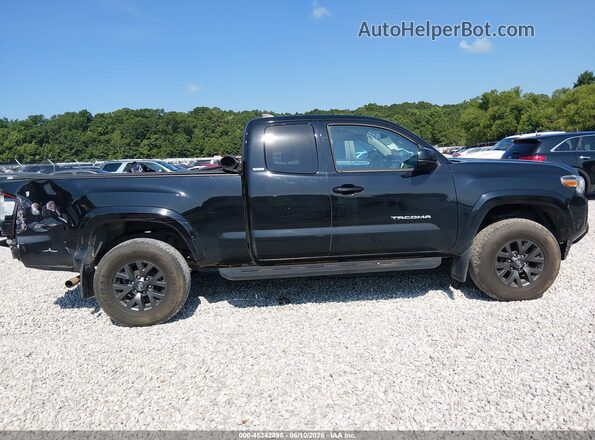 5TFSX5EN4LX072076 2020 TOYOTA TACOMA Black უკანა სალონის ხედი