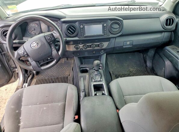 5TFSX5EN5KX069217 2019 TOYOTA TACOMA Silver Առջևի վահանակի տեսք