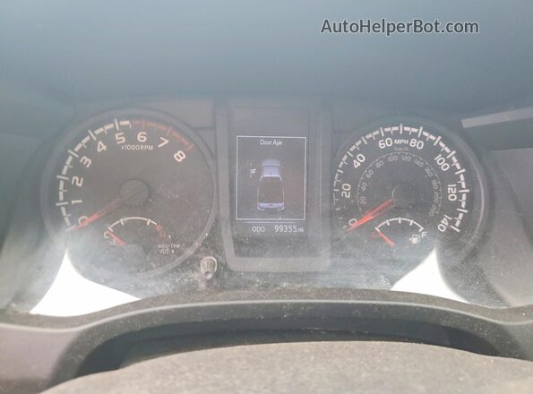 5TFSX5EN5KX069217 2019 TOYOTA TACOMA Silver Սարքավորումների վահանակի տեսք