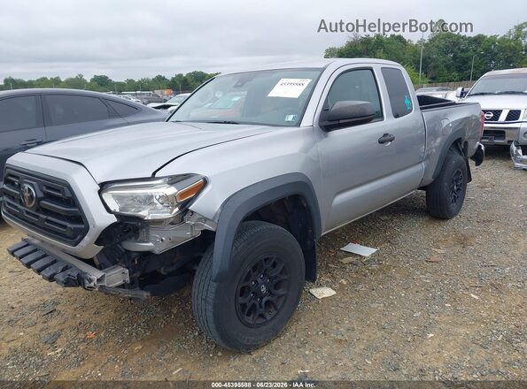 5TFSX5EN6KX068173 2019 TOYOTA TACOMA Silver Front left
