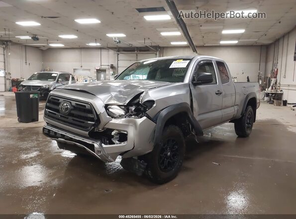 5TFSX5EN6KX070277 2019 TOYOTA TACOMA Silver Front left
