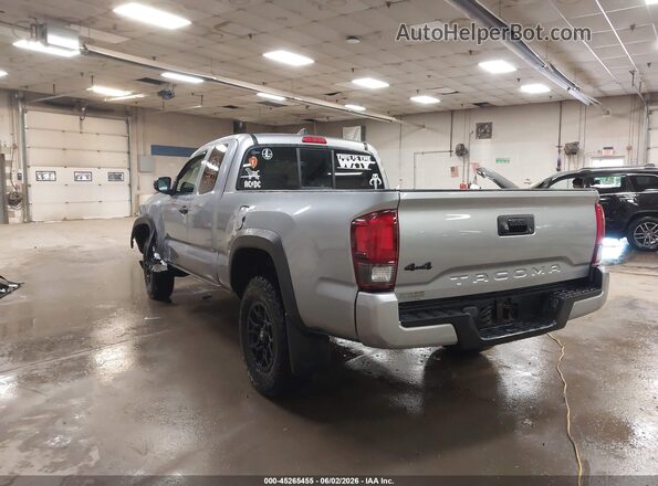 5TFSX5EN6KX070277 2019 TOYOTA TACOMA Silver Rear left