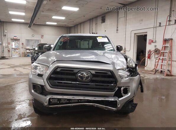 5TFSX5EN6KX070277 2019 TOYOTA TACOMA Silver Instrument cluster view