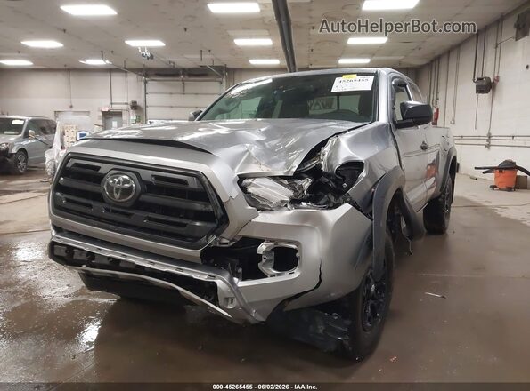 5TFSX5EN6KX070277 2019 TOYOTA TACOMA Silver Front view