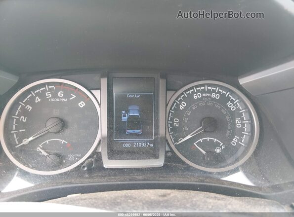 5TFSX5ENXGX040304 2016 TOYOTA TACOMA Gray უკანა სავარძლების ხედი