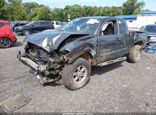 5TFSX5ENXGX040304 2016 TOYOTA TACOMA Gray წინა მარცხენა ხედი სამი მეოთხედიდან