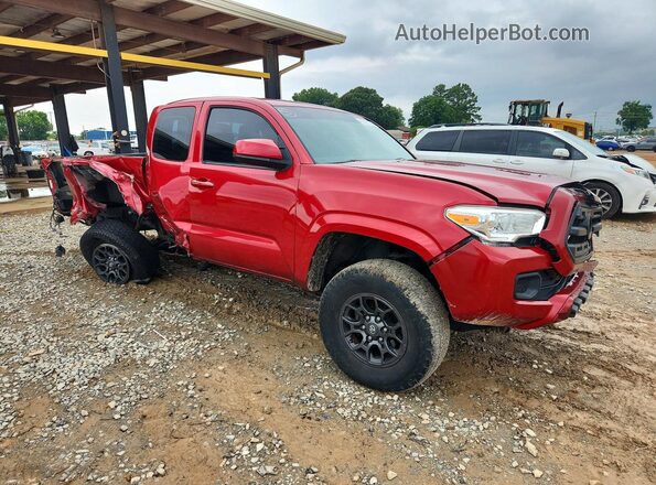 5TFSX5ENXGX047284 2016 TOYOTA TACOMA Красный Передняя правая четверть