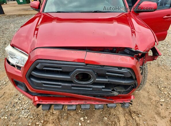 5TFSX5ENXGX047284 2016 TOYOTA TACOMA Красный Вид задней части салона