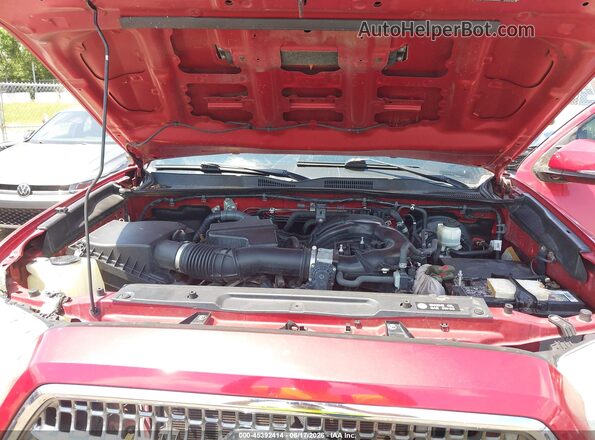 5TFSZ5AN2HX050374 2017 TOYOTA TACOMA Red Widok z tyłu