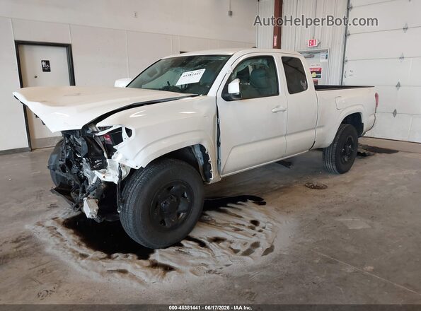5TFSZ5AN3KX193051 2019 TOYOTA TACOMA White Առջևի ձախ երեք քառորդ տեսարան