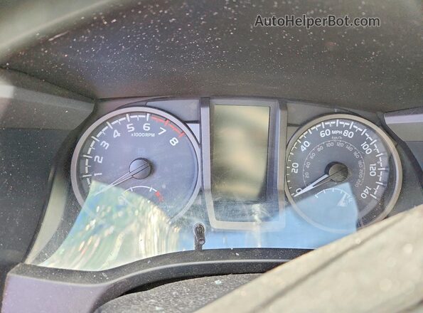 5TFSZ5AN5GX003774 2016 TOYOTA TACOMA Silver ხელსაწყოთა პანელის ხედი