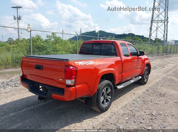 5TFSZ5AN5GX024074 2016 TOYOTA TACOMA Orange Trasero derecho