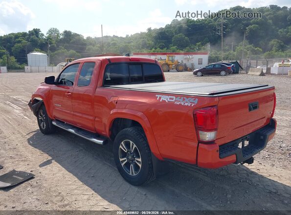 5TFSZ5AN5GX024074 2016 TOYOTA TACOMA Orange Trasero izquierdo