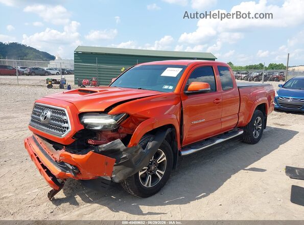5TFSZ5AN5GX024074 2016 TOYOTA TACOMA Orange Vista tres cuartos delantera izquierda