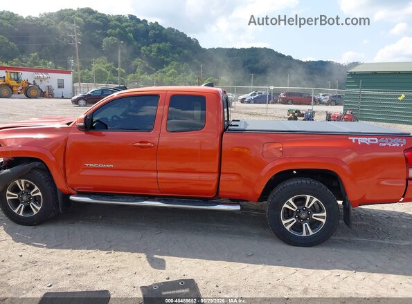 5TFSZ5AN5GX024074 2016 TOYOTA TACOMA Orange Vista interior de 360 grados