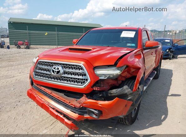 5TFSZ5AN5GX024074 2016 TOYOTA TACOMA Orange Vista frontal