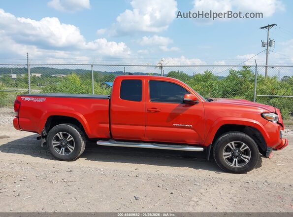 5TFSZ5AN5GX024074 2016 TOYOTA TACOMA Orange Vista interior trasera
