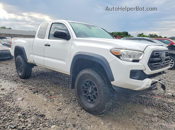 5TFSZ5AN5KX193407 2019 TOYOTA TACOMA White Przód prawy