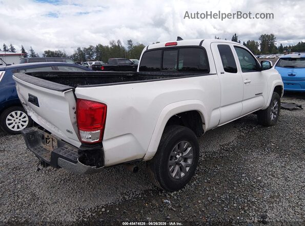 5TFSZ5AN6KX207394 2019 TOYOTA TACOMA Белый Задняя правая четверть