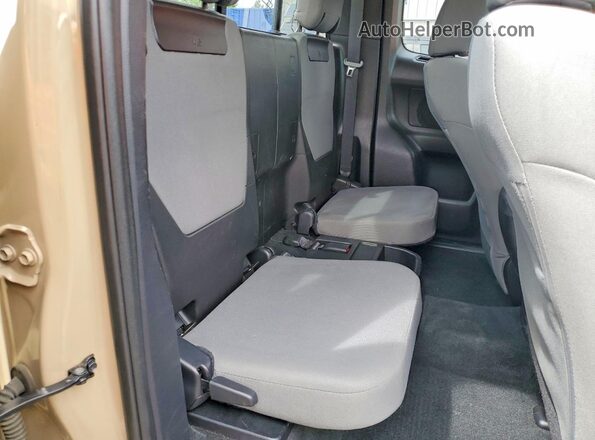5TFSZ5AN9KX165741 2019 TOYOTA TACOMA Tan Widok tylnych siedzeń