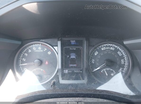 5TFSZ5ANXGX040755 2016 TOYOTA TACOMA Blue Rear seats view
