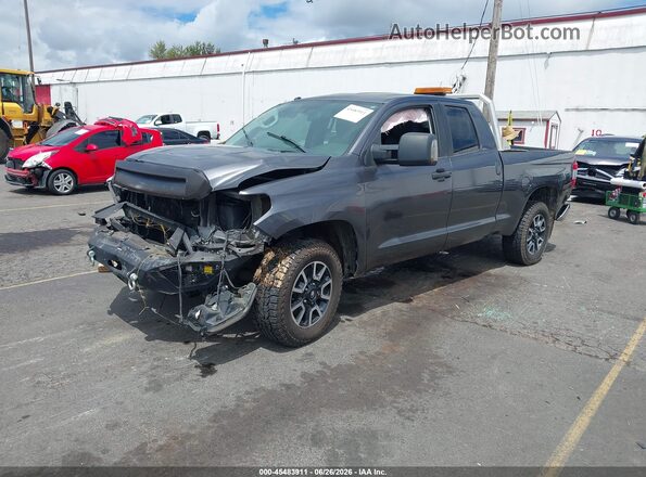 5TFUM5F14GX068435 2016 TOYOTA TUNDRA Gray Vista tres cuartos delantera izquierda