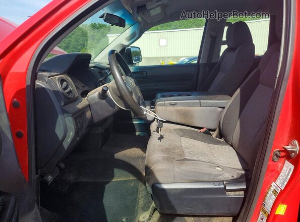 5TFUM5F19GX065370 2016 TOYOTA TUNDRA Red Vista interior delantera