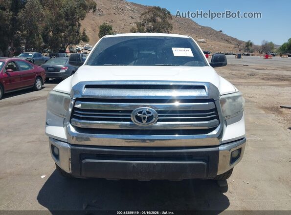 5TFUW5F16HX595145 2017 TOYOTA TUNDRA White Vista del cuadro de instrumentos