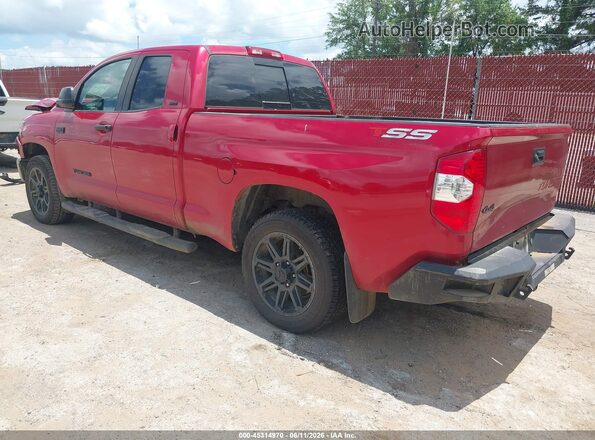 5TFUW5F19KX860244 2019 TOYOTA TUNDRA Red Trasero izquierdo