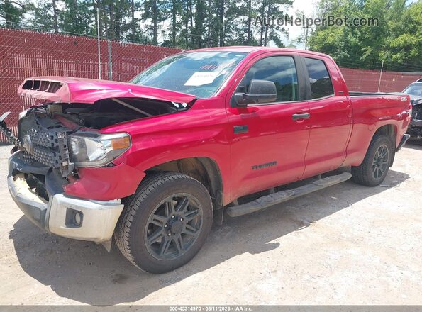 5TFUW5F19KX860244 2019 TOYOTA TUNDRA Red Vista tres cuartos delantera izquierda