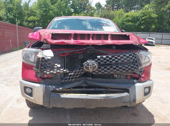 5TFUW5F19KX860244 2019 TOYOTA TUNDRA Red Vista del cuadro de instrumentos