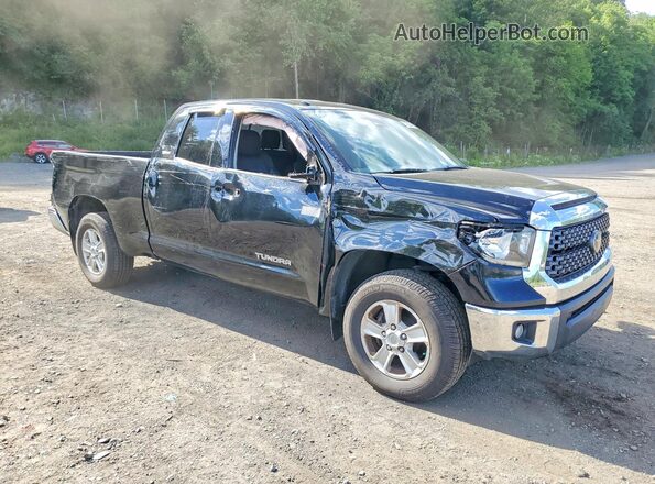 5TFUY5F14KX800592 2019 TOYOTA TUNDRA Black Przód prawy