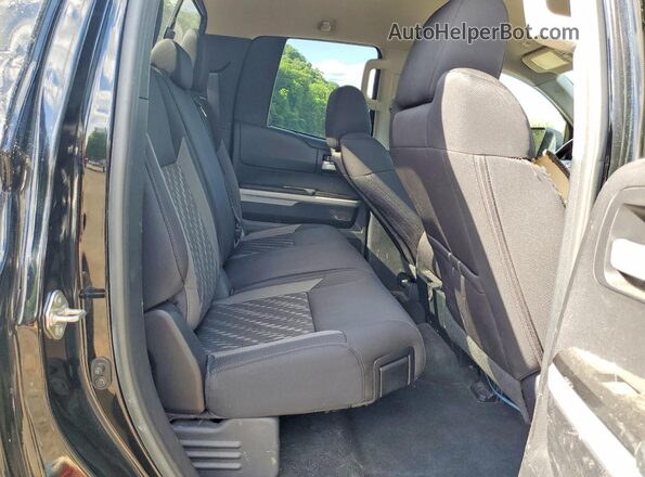 5TFUY5F14KX800592 2019 TOYOTA TUNDRA Black Widok tylnych siedzeń