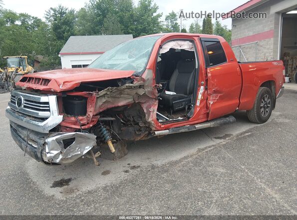 5TFUY5F16HX660313 2017 TOYOTA TUNDRA Оранжевый Передняя левая четверть