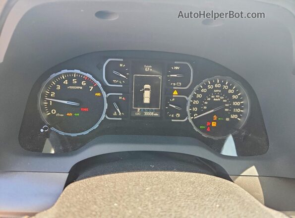 5TFUY5F18MX050035 2021 TOYOTA TUNDRA Silver Vista del cuadro de instrumentos