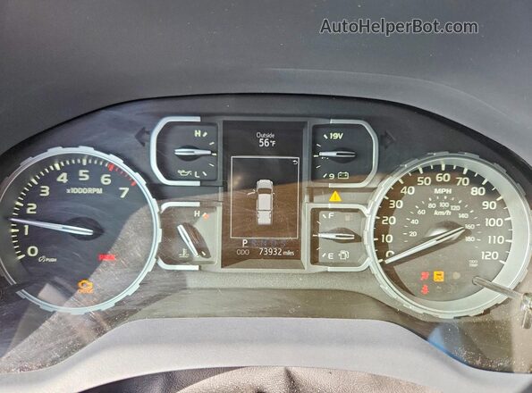 5TFUY5F19KX851490 2019 TOYOTA TUNDRA Gray Սարքավորումների վահանակի տեսք