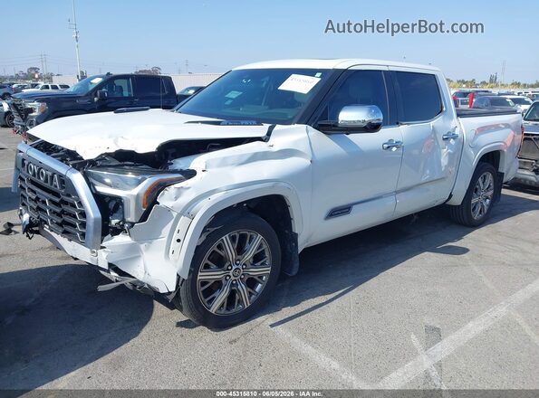 5TFVC5DB4PX032053 2023 TOYOTA TUNDRA HYBRID White Առջևի ձախ երեք քառորդ տեսարան