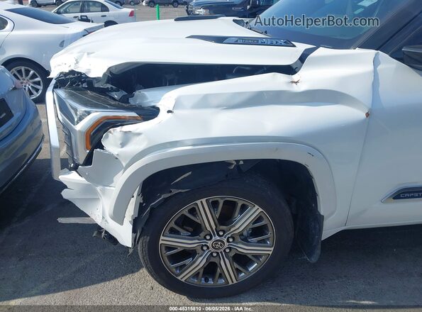 5TFVC5DB4PX032053 2023 TOYOTA TUNDRA HYBRID White Սարքավորումների վահանակի տեսք