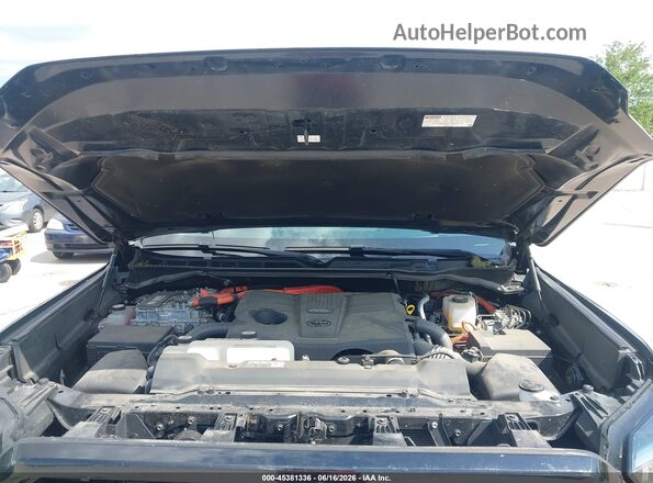 5TFVC5DB6NX005479 2022 TOYOTA TUNDRA HYBRID Black უკანა ხედი
