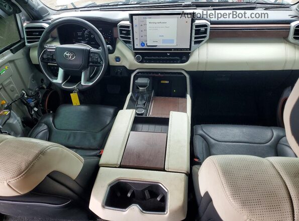 5TFVC5DB6PX014539 2023 TOYOTA TUNDRA White წინა პანელის ხედი