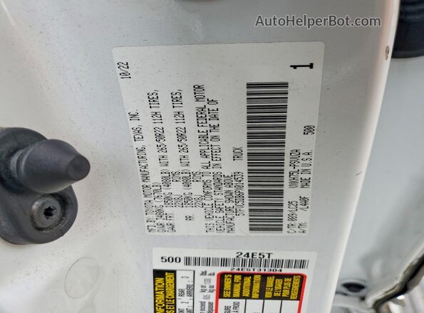 5TFVC5DB6PX014539 2023 TOYOTA TUNDRA White ძრავის განყოფილების ხედი