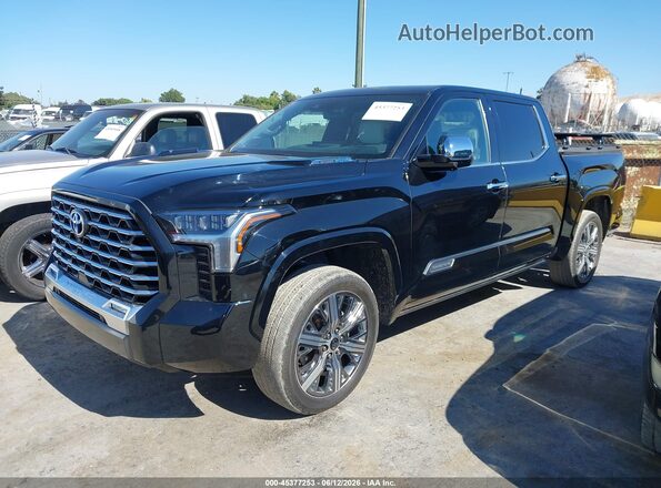 5TFVC5DB6PX031227 2023 TOYOTA TUNDRA HYBRID Black Առջևի ձախ երեք քառորդ տեսարան