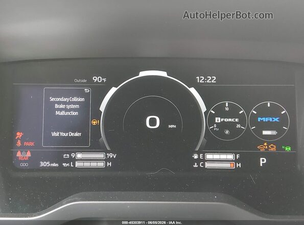 5TFVC5DBXTX137027 2026 TOYOTA TUNDRA HYBRID Silver Widok tylnych siedzeń