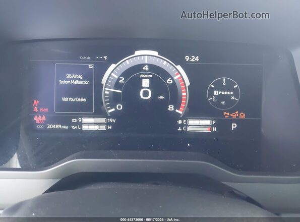 5TFWA5DB0RX228813 2024 TOYOTA TUNDRA Gray Widok tylnych siedzeń