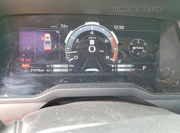5TFWA5DB1SX294261 2025 TOYOTA TUNDRA White Instrument cluster view