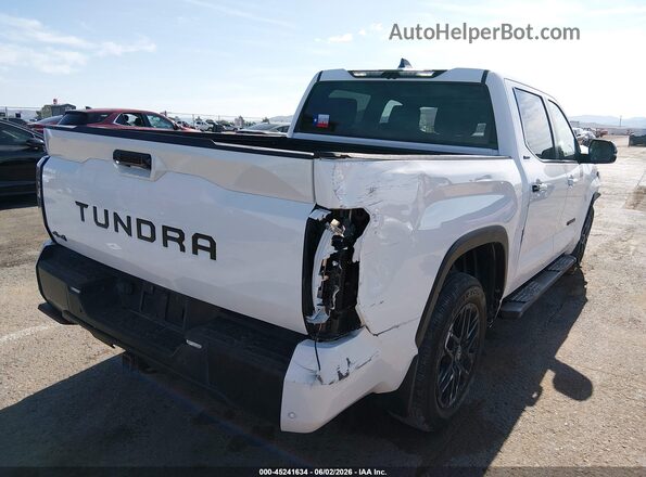 5TFWA5DB3SX292463 2025 TOYOTA TUNDRA White Задня права чверть